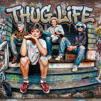 Load image into Gallery viewer, Thug Life Golden Girls T-Shirt – Sassy &amp; Cheeky Design for Fans